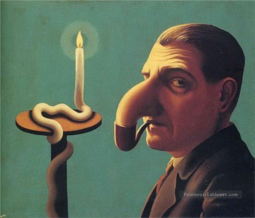 Artworks by 350 Famous Artists Painting - philosopher's lamp 1936 Rene Magritte